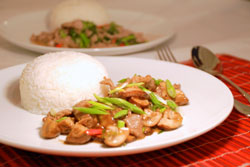 thai beef in oyster sauce